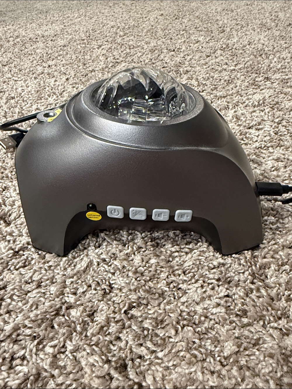 LED Star Projector Night Light - Gray